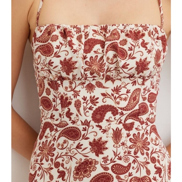 Dynamite Floral Paisley Mini Dress - Picture 9 of 9